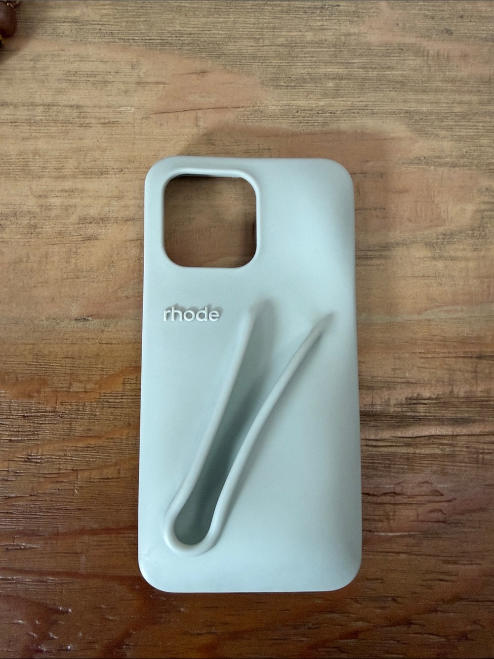RHODE Pale Blue iPhone Case with Integrated Stand